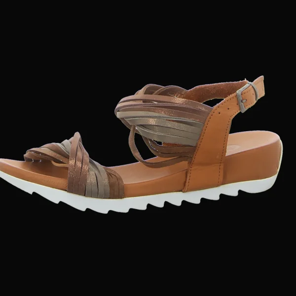 New MACA Kitzbühel Damensandalette sportiv brown kombi