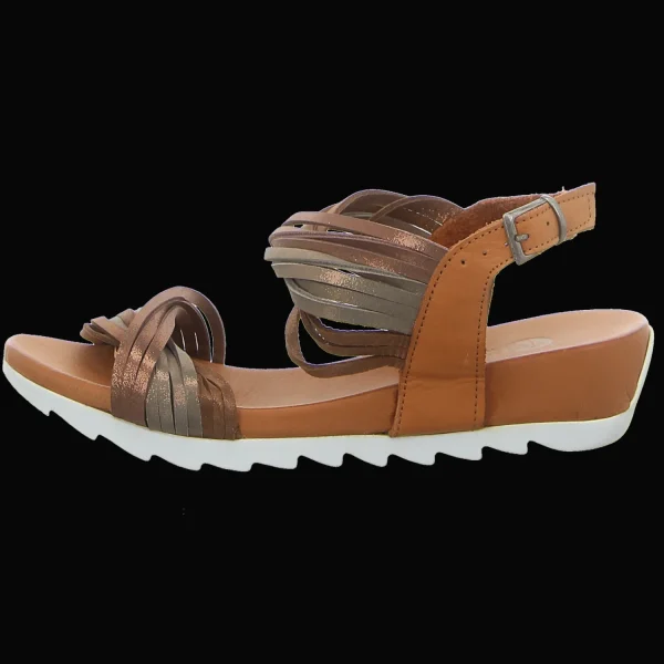 New MACA Kitzbühel Damensandalette sportiv brown kombi