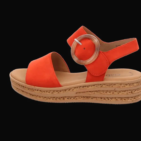 Clearance Gabor Damensandalette sportiv pumpkin