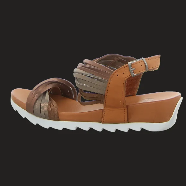 New MACA Kitzbühel Damensandalette sportiv brown kombi