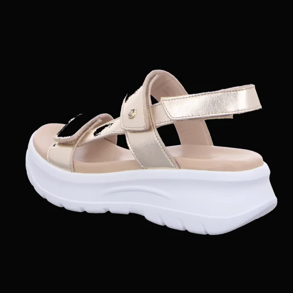 Outlet Panama Jack Damensandalette sportiv gold