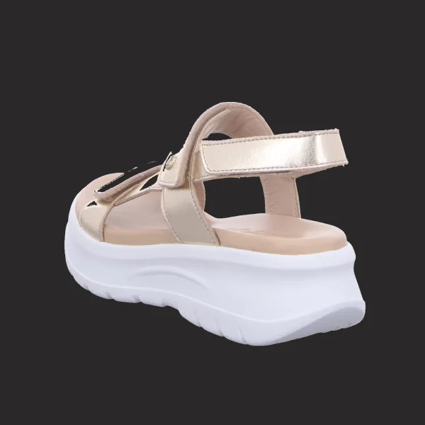 Outlet Panama Jack Damensandalette sportiv gold