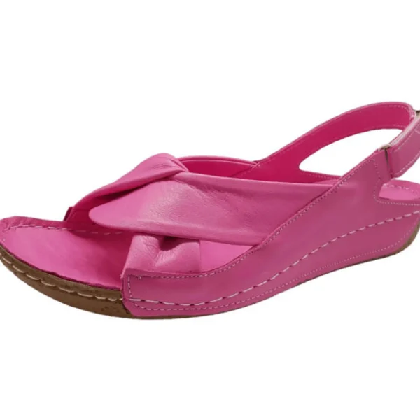 Discount Andrea Conti Damensandalette Wellness rot
