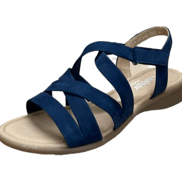 New Gabor Damensandalette Wellness blau