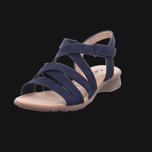 Outlet Gabor comfort Damensandalette Wellness blau