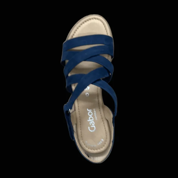 New Gabor Damensandalette Wellness blau