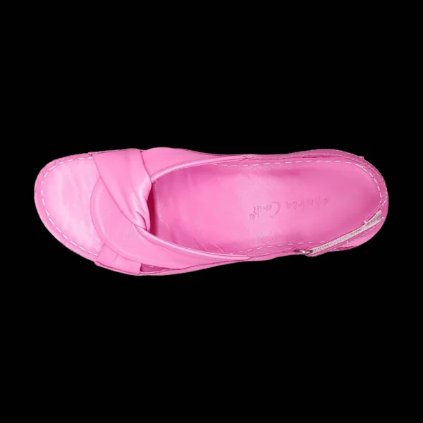 Discount Andrea Conti Damensandalette Wellness rot