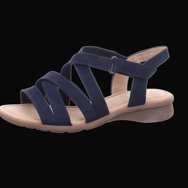 Outlet Gabor comfort Damensandalette Wellness blau