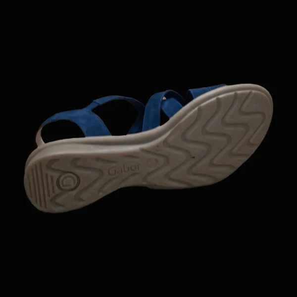New Gabor Damensandalette Wellness blau