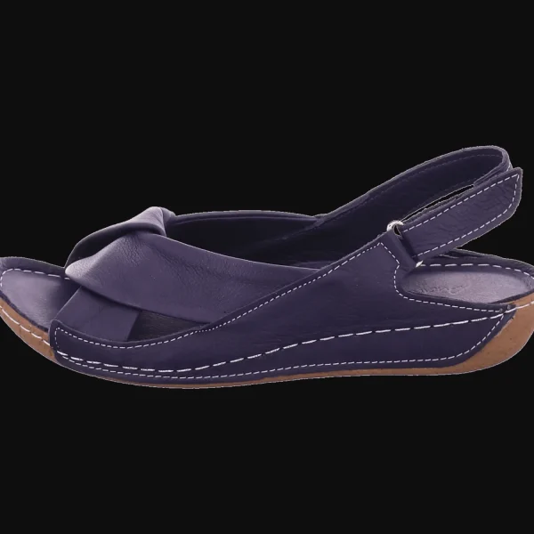 Outlet Andrea Conti Damensandalette Wellness dunkelblau