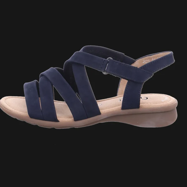 Outlet Gabor comfort Damensandalette Wellness blau