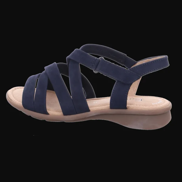 Outlet Gabor comfort Damensandalette Wellness blau