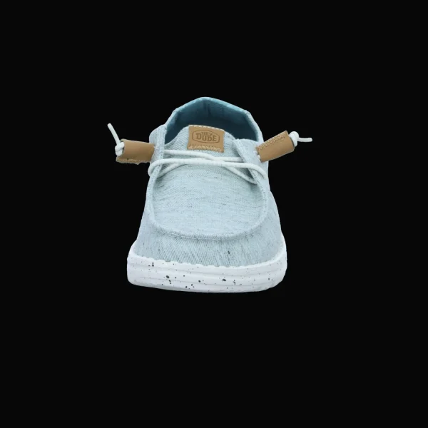 Discount Hey Dude Shoes Damenslipper Canvas blau