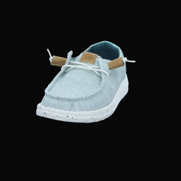 Discount Hey Dude Shoes Damenslipper Canvas blau