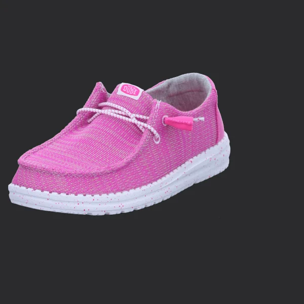 New Hey Dude Shoes Damenslipper Canvas pink