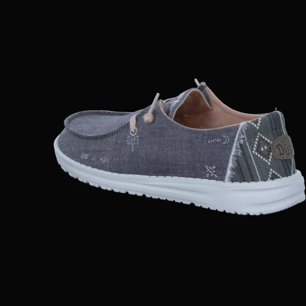 Sale Hey Dude Shoes Damenslipper Canvas grau