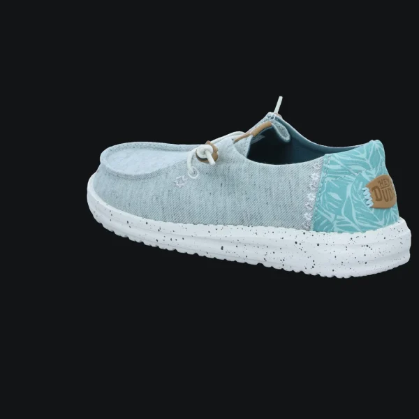 Discount Hey Dude Shoes Damenslipper Canvas blau