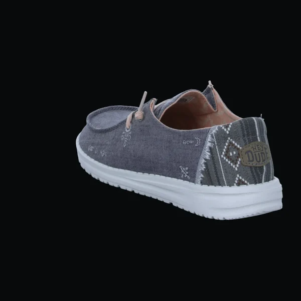 Sale Hey Dude Shoes Damenslipper Canvas grau