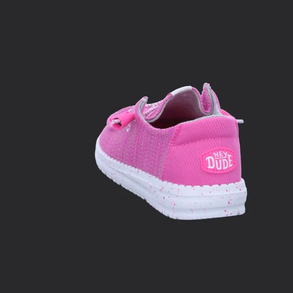 New Hey Dude Shoes Damenslipper Canvas pink
