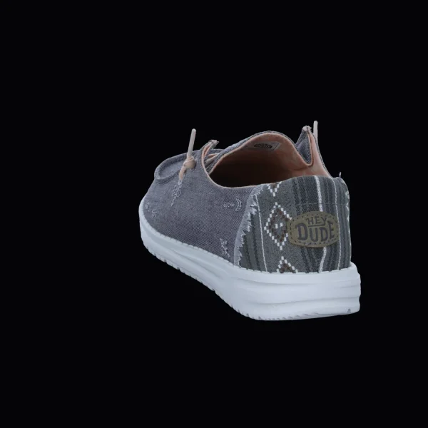 Sale Hey Dude Shoes Damenslipper Canvas grau