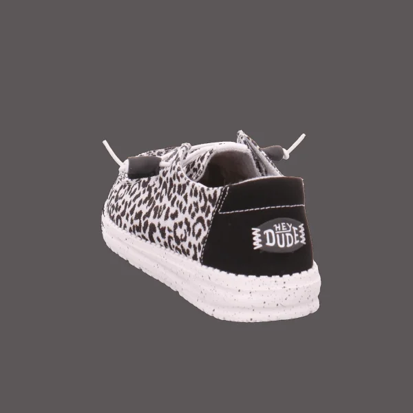 Fashion Schuh Heinrich Damenslipper Canvas schwarz-kombiniert