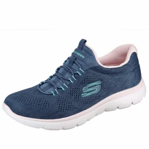 Fashion Skechers Damenslipper sportiv blau kombi