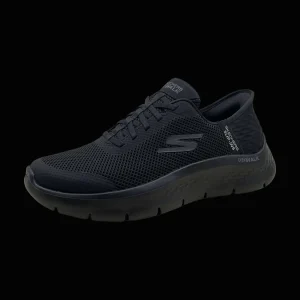 Hot Skechers Damenslipper sportiv schwarz