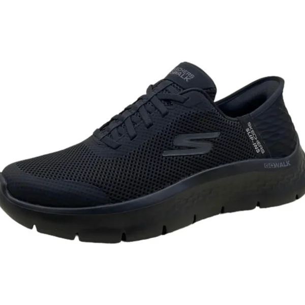 Hot Skechers Damenslipper sportiv schwarz