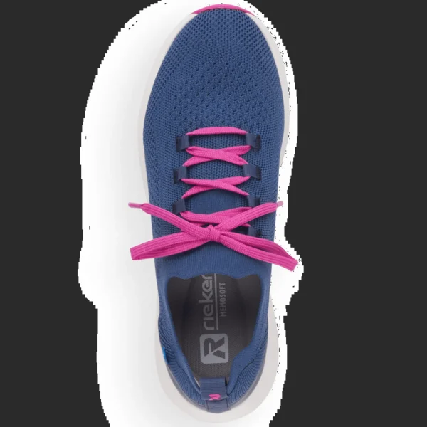 Hot Rieker Damenslipper sportiv Blau