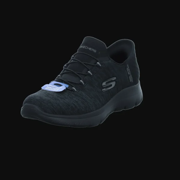 Clearance Skechers Damenslipper sportiv schwarz