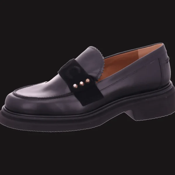 Best Donna Carolina Damenslipper sportiv schwarz