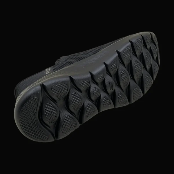 Hot Skechers Damenslipper sportiv schwarz