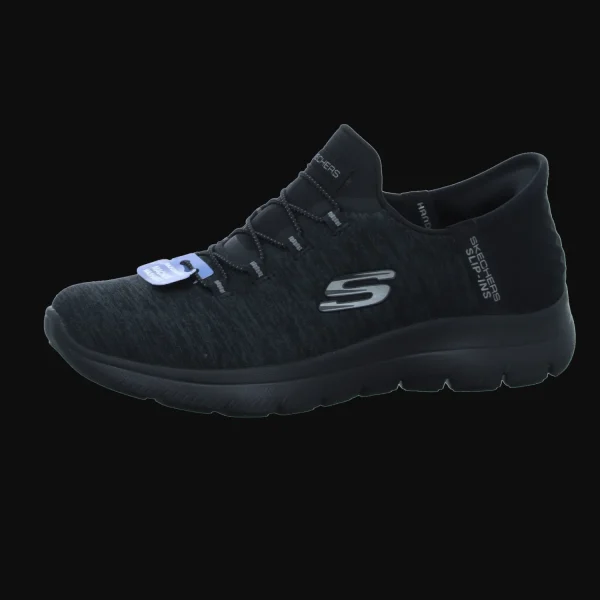 Clearance Skechers Damenslipper sportiv schwarz