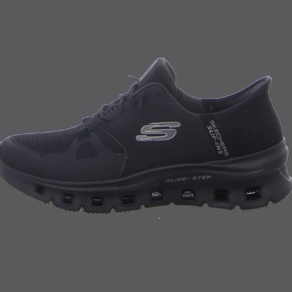 Cheap Skechers Damenslipper sportiv schwarz