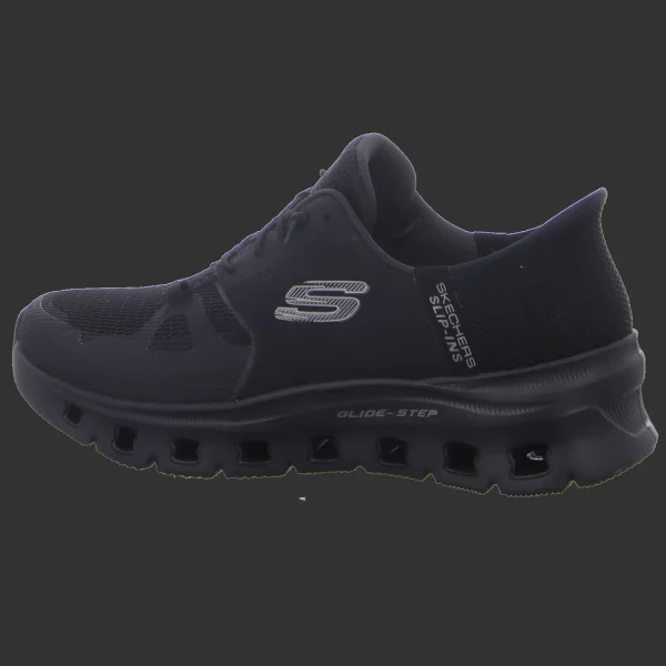 Cheap Skechers Damenslipper sportiv schwarz