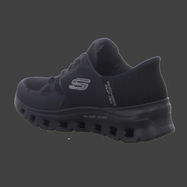 Cheap Skechers Damenslipper sportiv schwarz