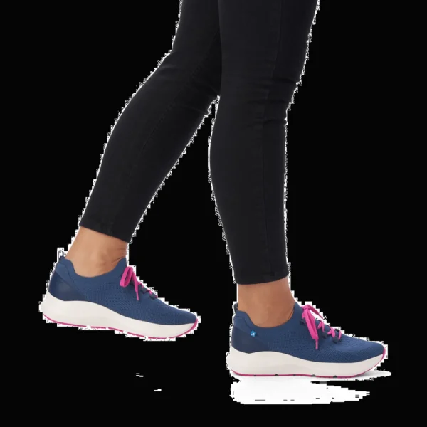 Hot Rieker Damenslipper sportiv Blau