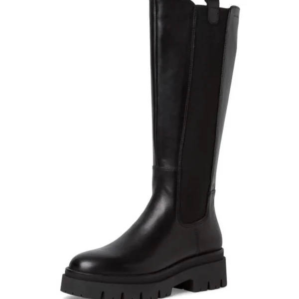 Outlet Tamaris Damensschaftstiefel schwarz BLACK