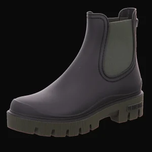 Hot Verbenas Damenstiefel sportiv schwarz grün