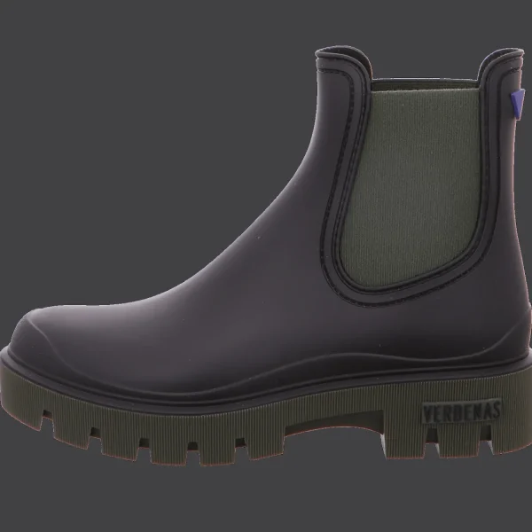 Hot Verbenas Damenstiefel sportiv schwarz grün