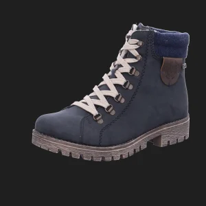Outlet Rieker Damenstiefel warm Funktion blau