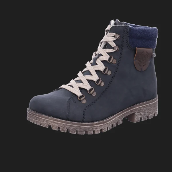 Outlet Rieker Damenstiefel warm Funktion blau