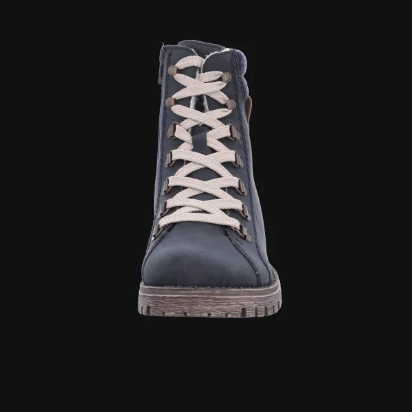 Outlet Rieker Damenstiefel warm Funktion blau