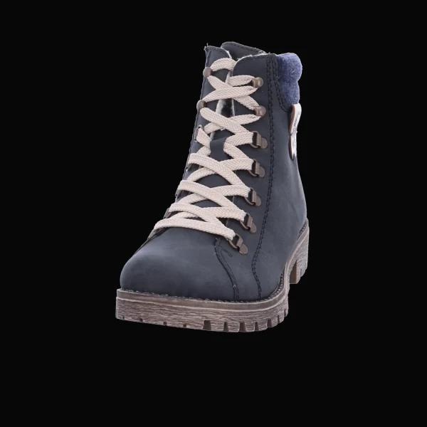 Outlet Rieker Damenstiefel warm Funktion blau