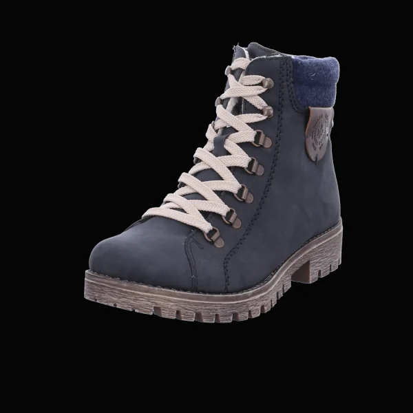 Outlet Rieker Damenstiefel warm Funktion blau