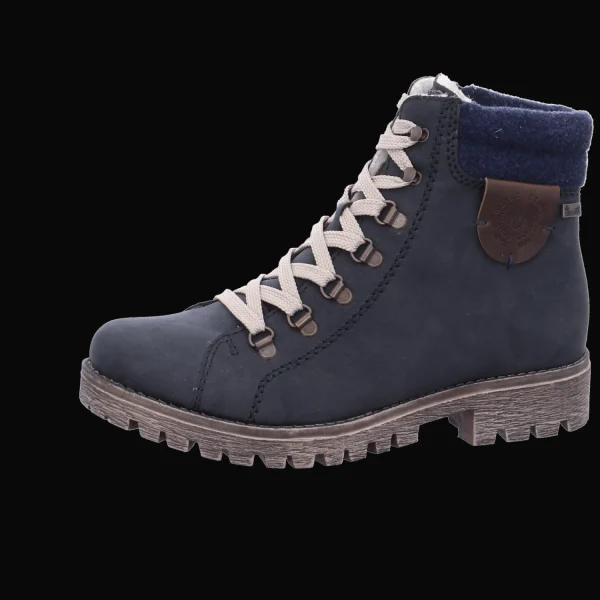Outlet Rieker Damenstiefel warm Funktion blau