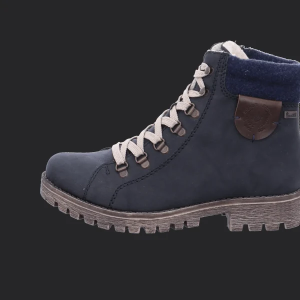 Outlet Rieker Damenstiefel warm Funktion blau
