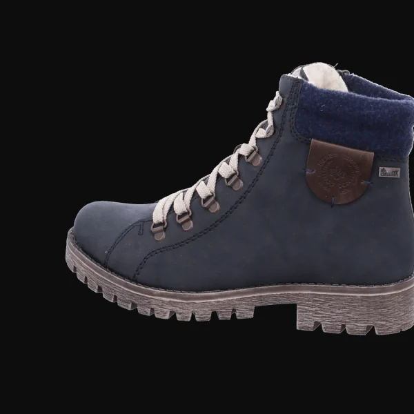 Outlet Rieker Damenstiefel warm Funktion blau
