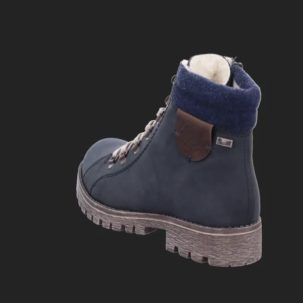 Outlet Rieker Damenstiefel warm Funktion blau