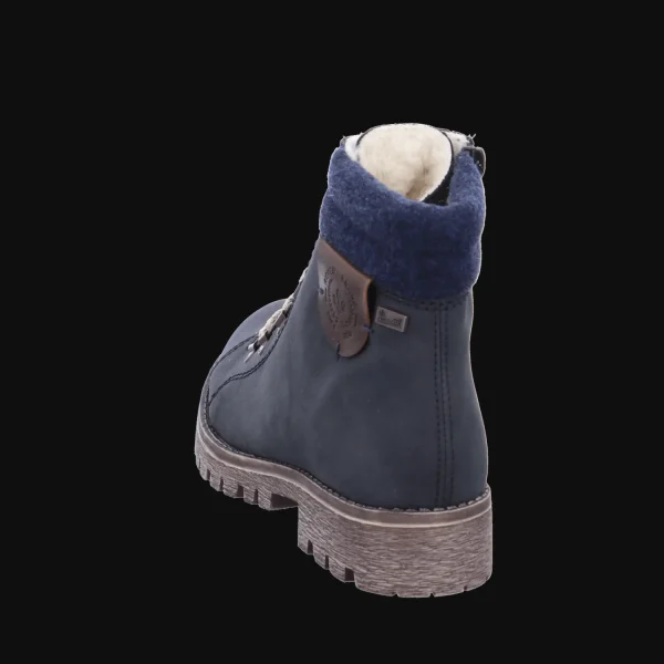 Outlet Rieker Damenstiefel warm Funktion blau